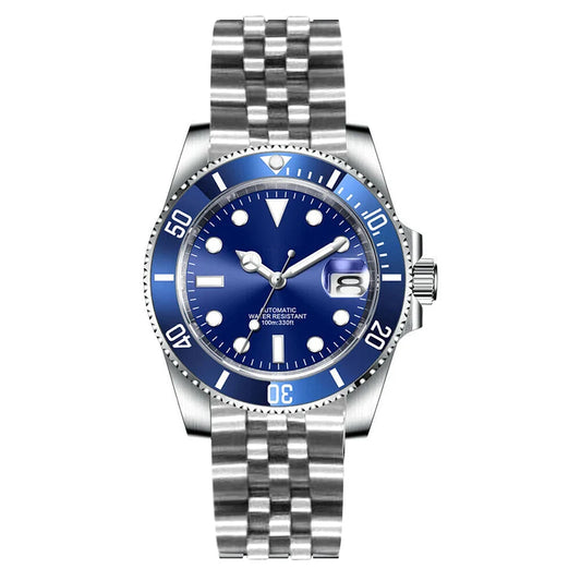 Custom Logo SUB Design Diving Watch Men Luxury Automatic Mechanical Watches Waterproof Sapphire Crystal Ceramic Bezel Luminous